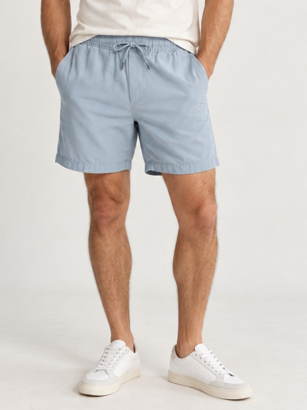 Men's Abercrombie & Fitch Mid-Rise Casual Shorts Blue Large